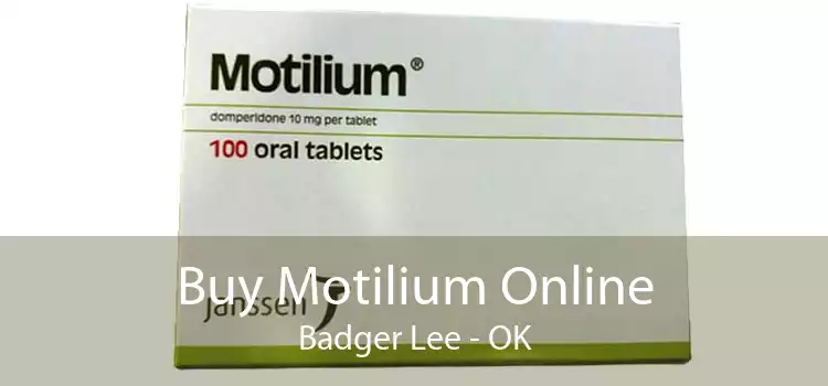 Buy Motilium Online Badger Lee - OK